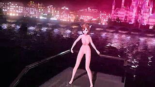 meiko nostalogic project diva nude mod full nude cat costume