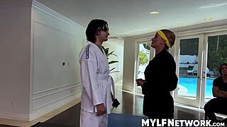 dee notices elias working hard and can't resist his growing power