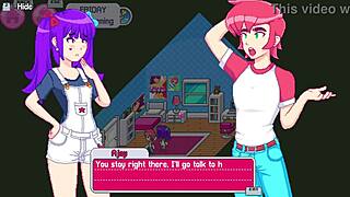 Step sister drops towel in the shower