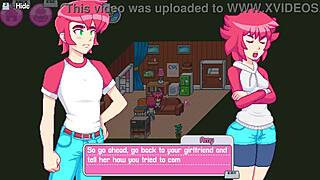 Step sister drops towel in the shower