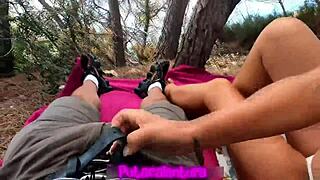 Cogida a Leidy de León en Bosque Encantado