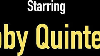 Gabby Quinteros rubs her big clit and pussy lips