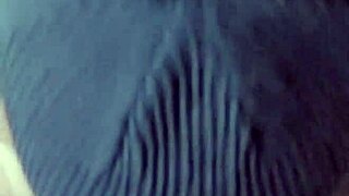 Taking that chocolate stick all in!