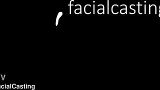 zuzu sweet takes facial with a smile after casting