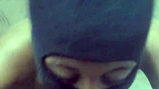 Taking that chocolate stick all in!