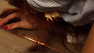 Voyeur lesbian slave peeks and masturbates till big orgasms?