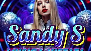 Sandy uncensored in milf cosplay horror parody music video