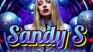 Sandy uncensored in milf cosplay horror parody music video