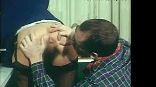 secretary's mouth stuffed with cock and ass pounded 😈