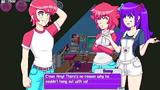 Step sister drops towel in the shower