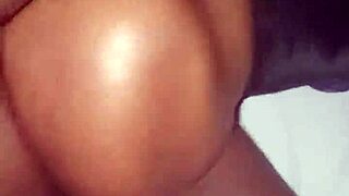 Intense Emotions Surge As Juicy Ebony Ass Gets Bent Over For Daddy's Monster Cock Fucking