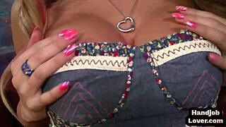 Busty babe titfucks pov dick with nasty talk