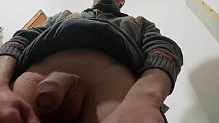 I Hear The Rain Outside While Im Happily Masturbating In The Bathroom