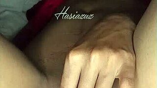 using vegetable and spicy finger for intense masturbation pleasure