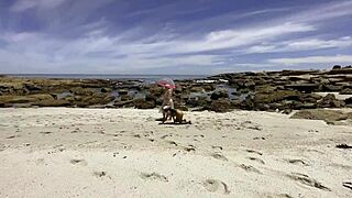 Dominatrix Mistress April serves fresh warm pee