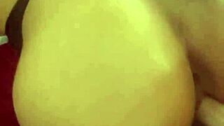 young 18yo girl gets fucked by her shy boyfriend and loves homemade sex with curvy mexican