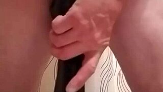 Anal pleasure with dildo insertion 😏