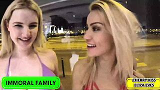 siblings say, 'sex olympics: cherry's squirts versus eliza's deepthroat'