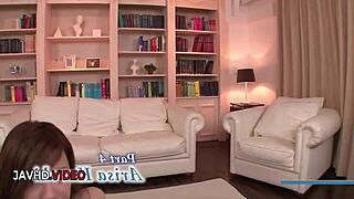 hot curvy asian babe blows two guys