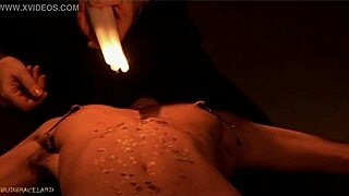 faithful slave follows master on leash to his nest, ready for intense submission and whipping