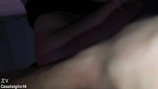 pegging the hot newbie's tight pink pussy