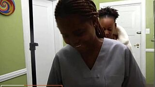 Can a big booty black lesbian massage turn into a pussy eating fest?
