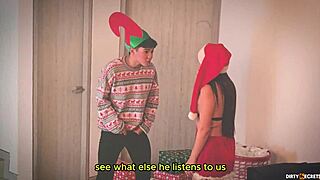 Guilty cheating on Mama Noel, I fuck her passionately on Christmas.