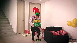 Guilty cheating on Mama Noel, I fuck her passionately on Christmas.