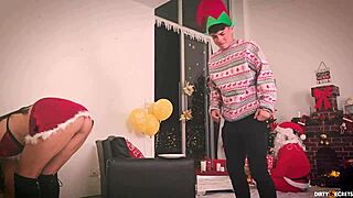 Guilty cheating on Mama Noel, I fuck her passionately on Christmas.