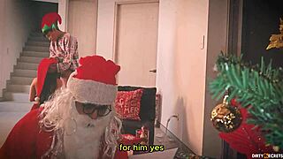 Guilty cheating on Mama Noel, I fuck her passionately on Christmas.