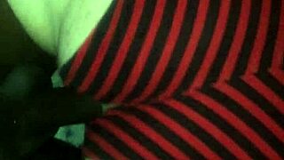 bbw rides in reverse cowgirl position on big black cock