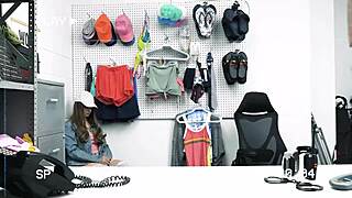 Lp Officer Screws Pepper Hart's Pussy On Top!