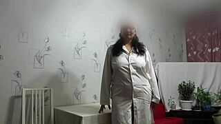 I watched the doctor fist my nurse's pussy in this amateur medical fetish session