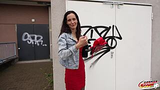 German Scout - Skinny Austrian Mature Mia Moon Talk To First Casting Fuck