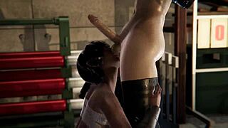 Double futa fantasy: Yuffie cums inside Tifa Lockhart's mouth. 😏