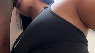 Amateur Couple Enjoys BBC Deepthroat And Face Fucking Outdoors