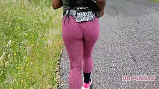 why is that ebony running alone in the forest?