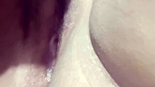 Intensely licking the pussy of a mature Latina housewife in the gym.