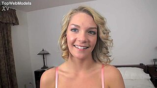 ally brooks cute blonde teen pov blowjob huge messy facial