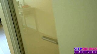 Thirsty Blonde Stepsis Athena Palomino Checks Boob Growth