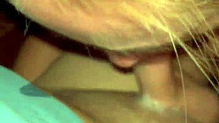 blonde public deepthroats dick in the wood, wild