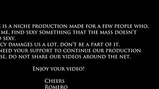 Blonde vs Brunette Tits Massage Sex Fight Lesbians Scissoring!