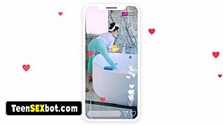 60s Retro Style Housewife Sexy Cam Show Ends In A Quick Fuck Session For Our Viewing Pleasure