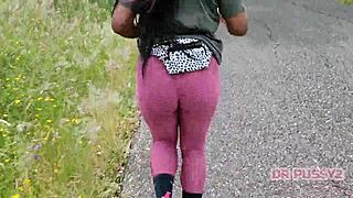 why is that ebony running alone in the forest?