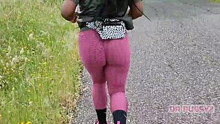 why is that ebony running alone in the forest?