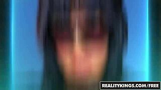 I watch two hot teens on a boat as one gets her ass fucked hard