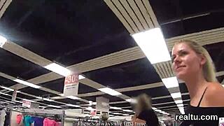 Can a charming czech cutie resist temptation in the shopping centre? She gets screwed in pov