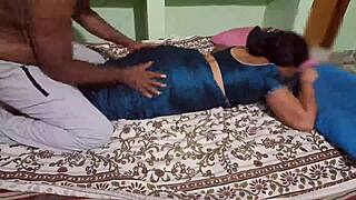 Hot and sexy wife enjoying sex with boyfriend while licking juicy pussy