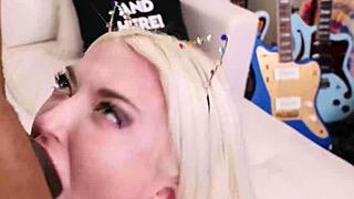 Blonde leya falcon's intriguing audition fuck with justice