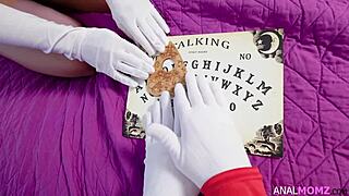 Milf loves anal on Halloween